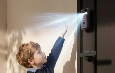 SwitchBot Keypad Vision Pro tmavě šedá klávesnice pro chytrý zámek
