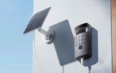 SwitchBot Keypad Vision Pro tmavě šedá klávesnice pro chytrý zámek