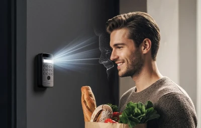 SwitchBot Keypad Vision Pro tmavě šedá klávesnice pro chytrý zámek