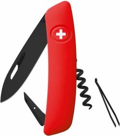 Swiza kapesní nůž D01 Allblack Standard red Swiza kapesní nůž D01 Allblack Standard red
