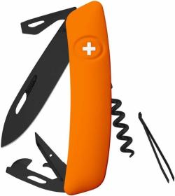 Swiza kapesní nůž D03 Allblack Standard orange