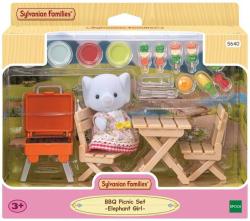Sylvanian Families BBQ sada na piknik s figurkou slona doplněk k herním sadám