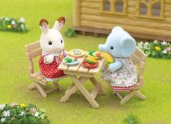 Sylvanian Families BBQ sada na piknik s figurkou slona doplněk k herním sadám