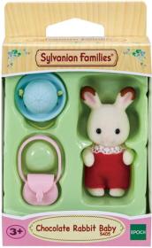 Sylvanian Families Chocolate baby králíček Creme set s doplňky v krabici