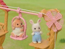 Sylvanian Families dětské lanový park s figurkou králíka doplněk k herním sadám