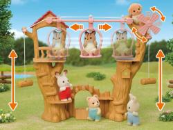 Sylvanian Families dětské lanový park s figurkou králíka doplněk k herním sadám