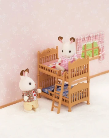 Sylvanian Families dětský pokoj s palandou herní set nábytek s doplňky