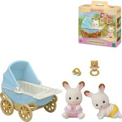 Sylvanian Families dvojčata Chocolate králíků set s kočárkem a doplňky v krabici Sylvanian Families dvojčata Chocolate králíků set s kočárkem a doplňky v krabici