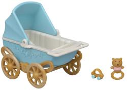 Sylvanian Families dvojčata Chocolate králíků set s kočárkem a doplňky v krabici