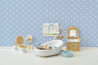 Sylvanian Families koupelna venkovská nábytek s doplňky k herním sadám