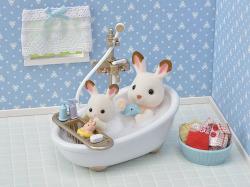Sylvanian Families koupelna venkovská nábytek s doplňky k herním sadám