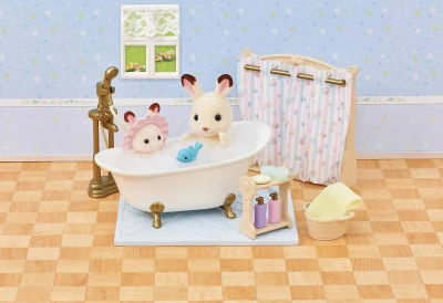 Sylvanian Families koupelnový set s vanou a sprchou doplněk k herním sadám