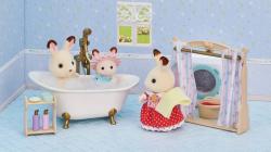Sylvanian Families koupelnový set s vanou a sprchou doplněk k herním sadám