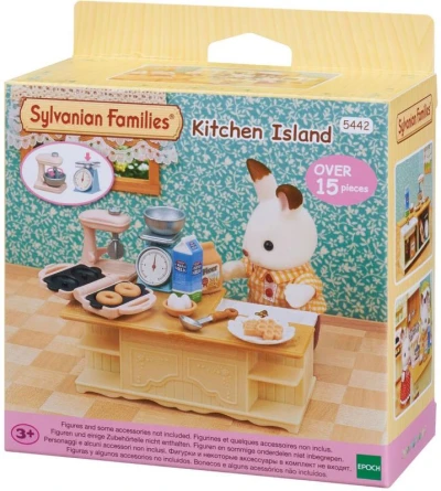 Sylvanian Families kuchynský ostrov s doplnkami nábytok doplnok k herným sadám