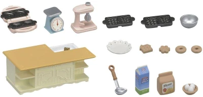 Sylvanian Families kuchynský ostrov s doplnkami nábytok doplnok k herným sadám