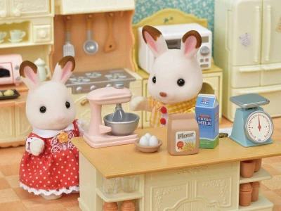 Sylvanian Families kuchynský ostrov s doplnkami nábytok doplnok k herným sadám