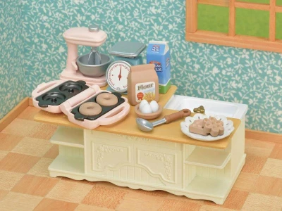 Sylvanian Families kuchynský ostrov s doplnkami nábytok doplnok k herným sadám