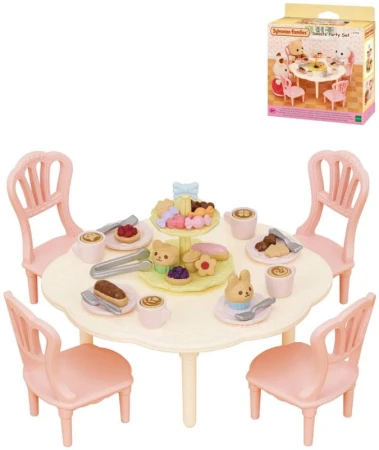 Sylvanian Families Party set se sladkostmi doplněk k herním sadám Sylvanian Families Party set se sladkostmi doplněk k herním sadám