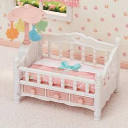 Sylvanian Families postýlka s kolotočem pro trojčata nábytek doplněk k herním sadám