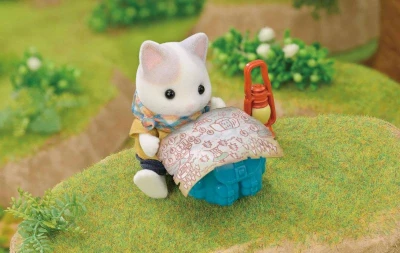 Sylvanian Families Prieskumný set 2 figúrky Latte mačky brat a bábätko s doplnkami