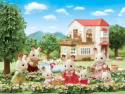 Sylvanian Families Rodina chocolate králíků nová set 4 figurky v krabici