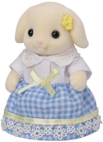 Sylvanian Families rodina Flora králíci s trojčaty set 5 figurek králičí rodinka