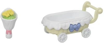 Sylvanian Families rodina Flora králiky s trojčatami set 5 figúrok králičia rodinka