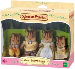 Sylvanian Families Rodina hnědých veverek set 4 figurky v krabici