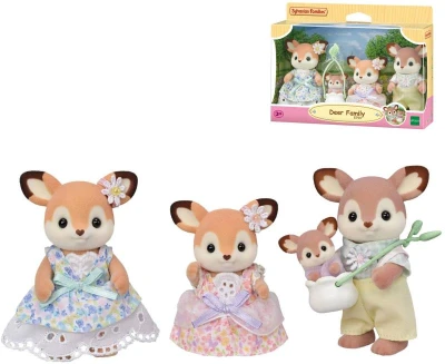 Sylvanian Families Rodina jelínků set 4 figurky doplněk k herním setům Sylvanian Families Rodina jelínků set 4 figurky doplněk k herním setům