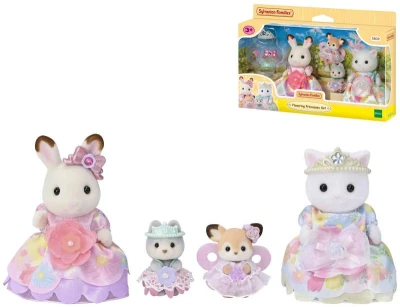 Sylvanian Families Rodina květinové princezny set 4 figurky s doplňky Sylvanian Families Rodina květinové princezny set 4 figurky s doplňky