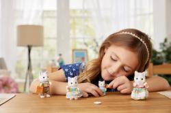 Sylvanian Families rodina Latte kočky set 4 figurky kočičí rodinka