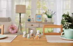 Sylvanian Families rodina Latte kočky set 4 figurky kočičí rodinka