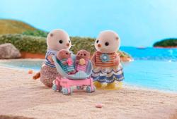 Sylvanian Families rodina mořských vyder set 4 figurky v krabici