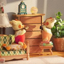 Sylvanian Families rodina žiraf set 4 figurky žirafí rodinka v krabici