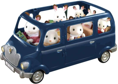 Sylvanian Families rodinné auto modré doplněk k herním sadám