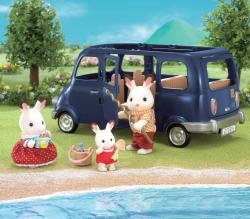 Sylvanian Families rodinné auto modré doplněk k herním sadám