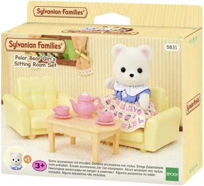 Sylvanian Families rodinný salon ledních medvědů set figurka s doplňky