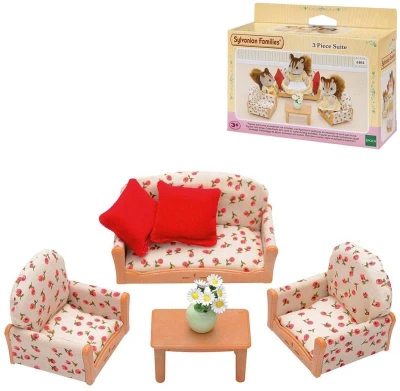 Sylvanian Families sedačka + stoleček nábytek doplněk k herním sadám Sylvanian Families sedačka + stoleček nábytek doplněk k herním sadám