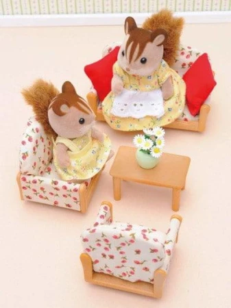 Sylvanian Families sedačka + stolík nábytok doplnok k herným sadám