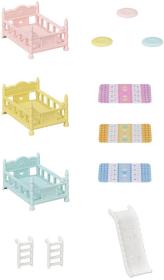 Sylvanian Families třípatrová postel se skluzavkou nábytek doplněk k herním sadám