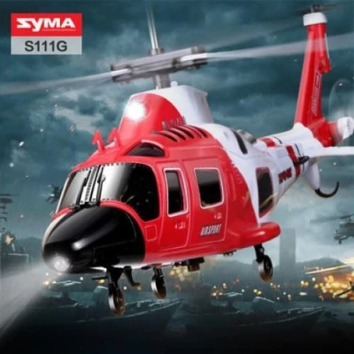 Syma Augusta červeno-bílo-černý mini RC vrtulník