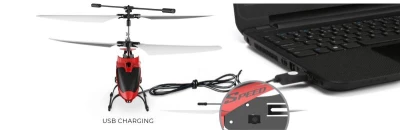 Syma S5H s BAROMETREM, autostart, autopřistání, červená