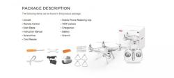 SYMA X8PRO s GPS, návratem domů a pohyblivou HD-FPV kamerou