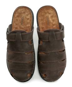 T. Sokolski T.Sokolski L25-417 hnědé pánské nazouváky