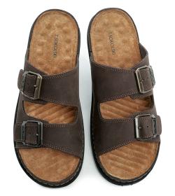 T. Sokolski T.Sokolski L25-419 tmavě hnědé pánské nazouváky