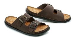 T. Sokolski T.Sokolski L25-419 tmavě hnědé pánské nazouváky