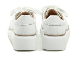 T. Sokolski T.Sokolski W26-235 bílé dámské polobotky na klínku