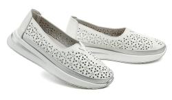 T. Sokolski T.Sokolski W26-653 bílé dámské mokasíny