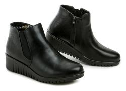 T. Sokolski T.Sokolski Z23-337 černá dámská zimní obuv na klínku