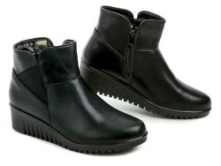 T. Sokolski T.Sokolski Z23-338 černá dámská zimní obuv na klínku